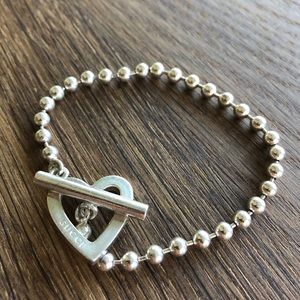 Genuine Gucci Sterling Silver Toggle Bracelet